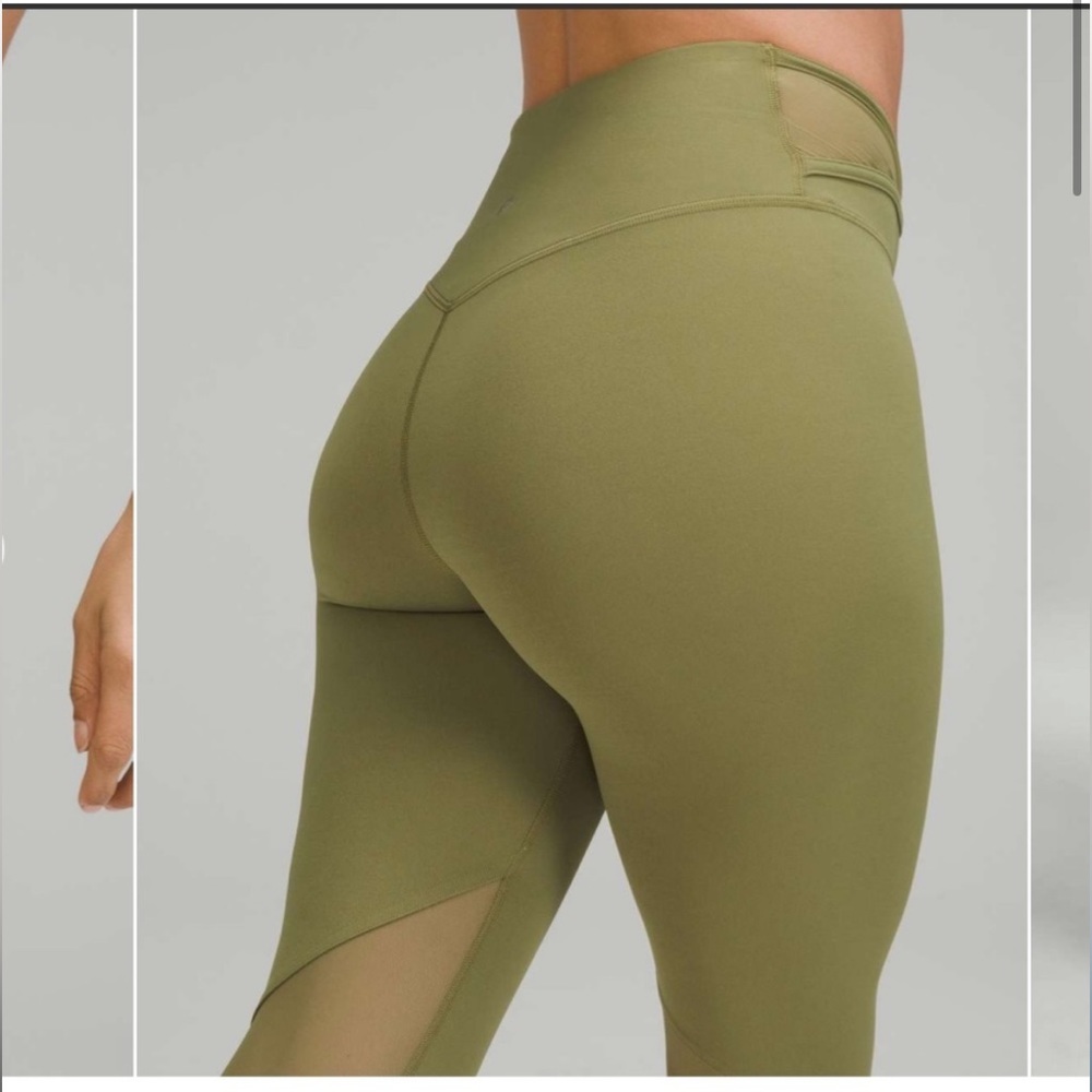 Lululemon Nulu and Criss-Cross High-Rise Crop 23” size 6 - Picture 9 of 10